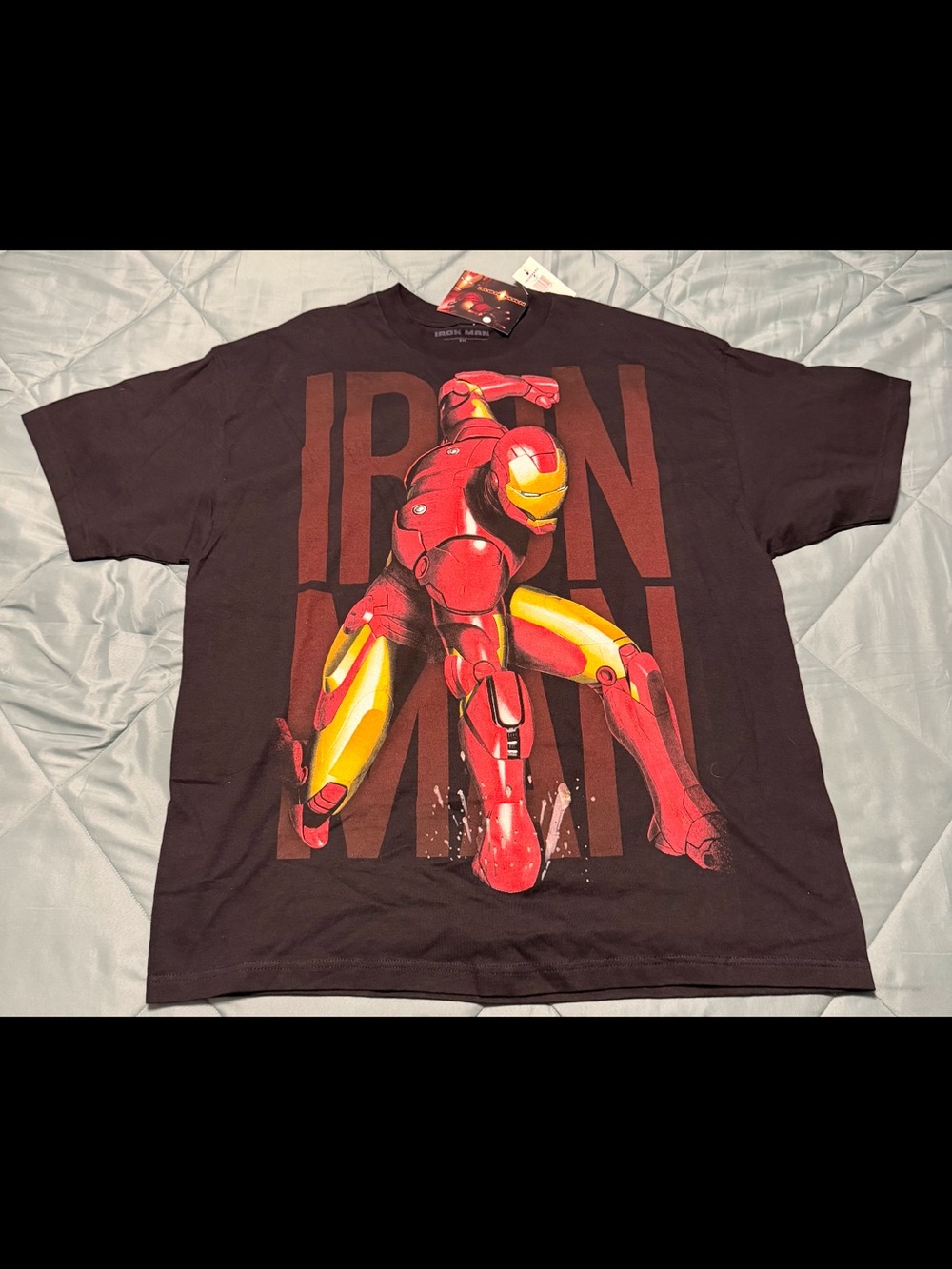 Marvel Iron Man Graphic Tee - Black & Red Marvel Shirt XXL
